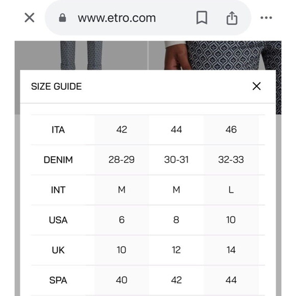 Etro trousers Micro Jacquard Motif flowers all over Burgundy size IT 46/US 10-L - Picture 11 of 11